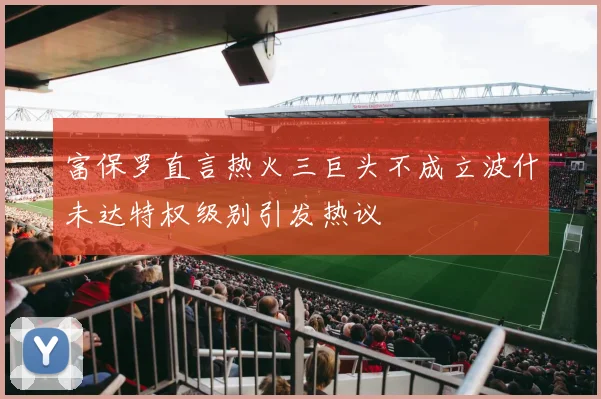 富保罗直言热火三巨头不成立波什未达特权级别引发热议